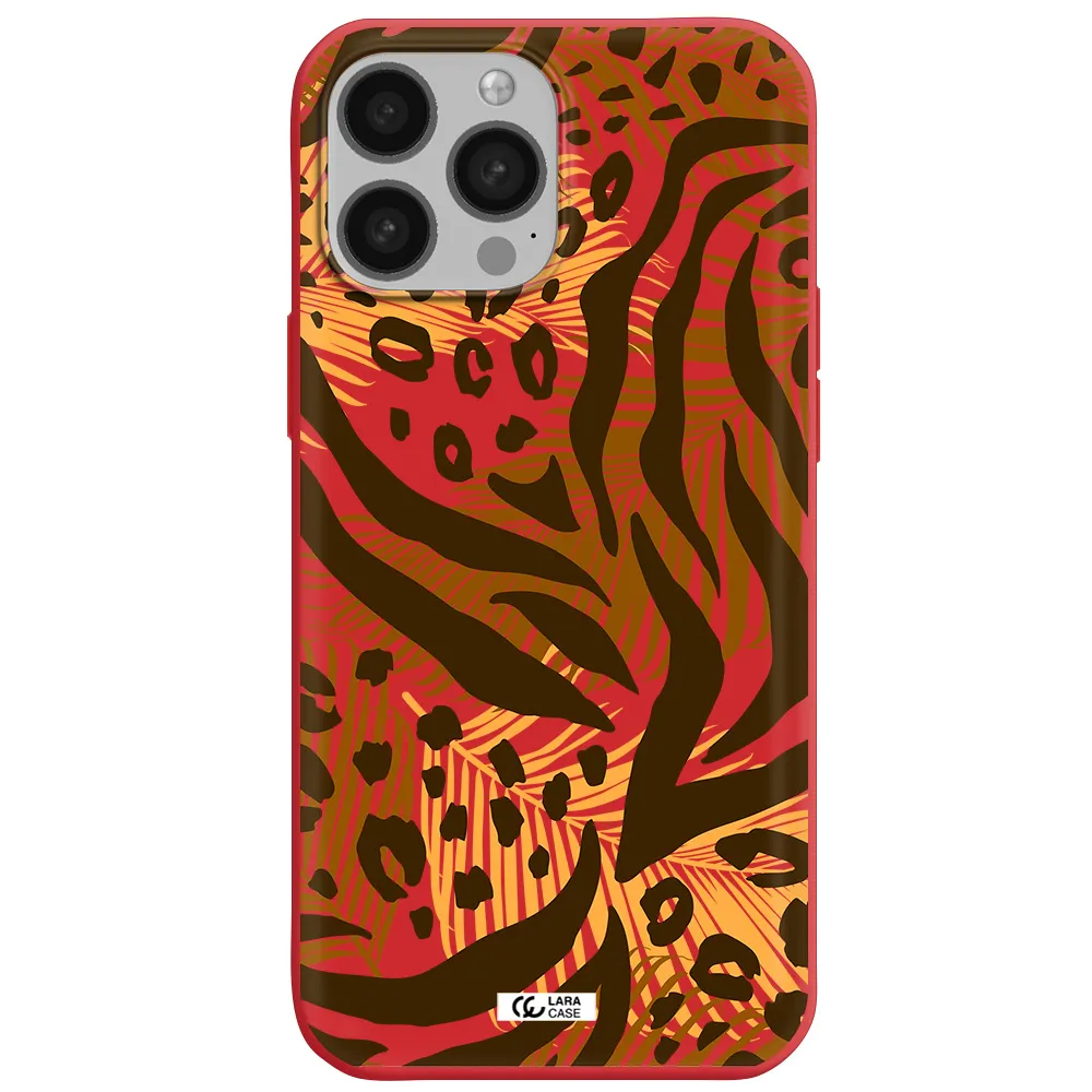 Be Wild Apple iPhone 13 Pro Silicone Imperial Red Case