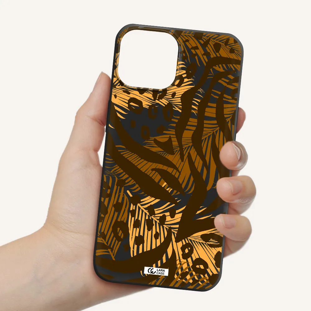 Be Wild Apple iPhone 13 Silicone black Case