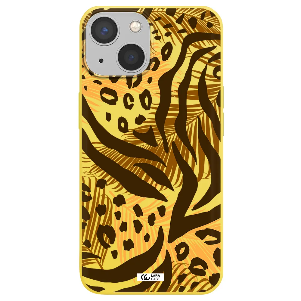Be Wild Apple iPhone 13 Silicone canary yellow Case