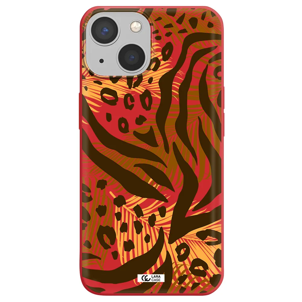 Be Wild Apple iPhone 13 Silicone Imperial Red Case