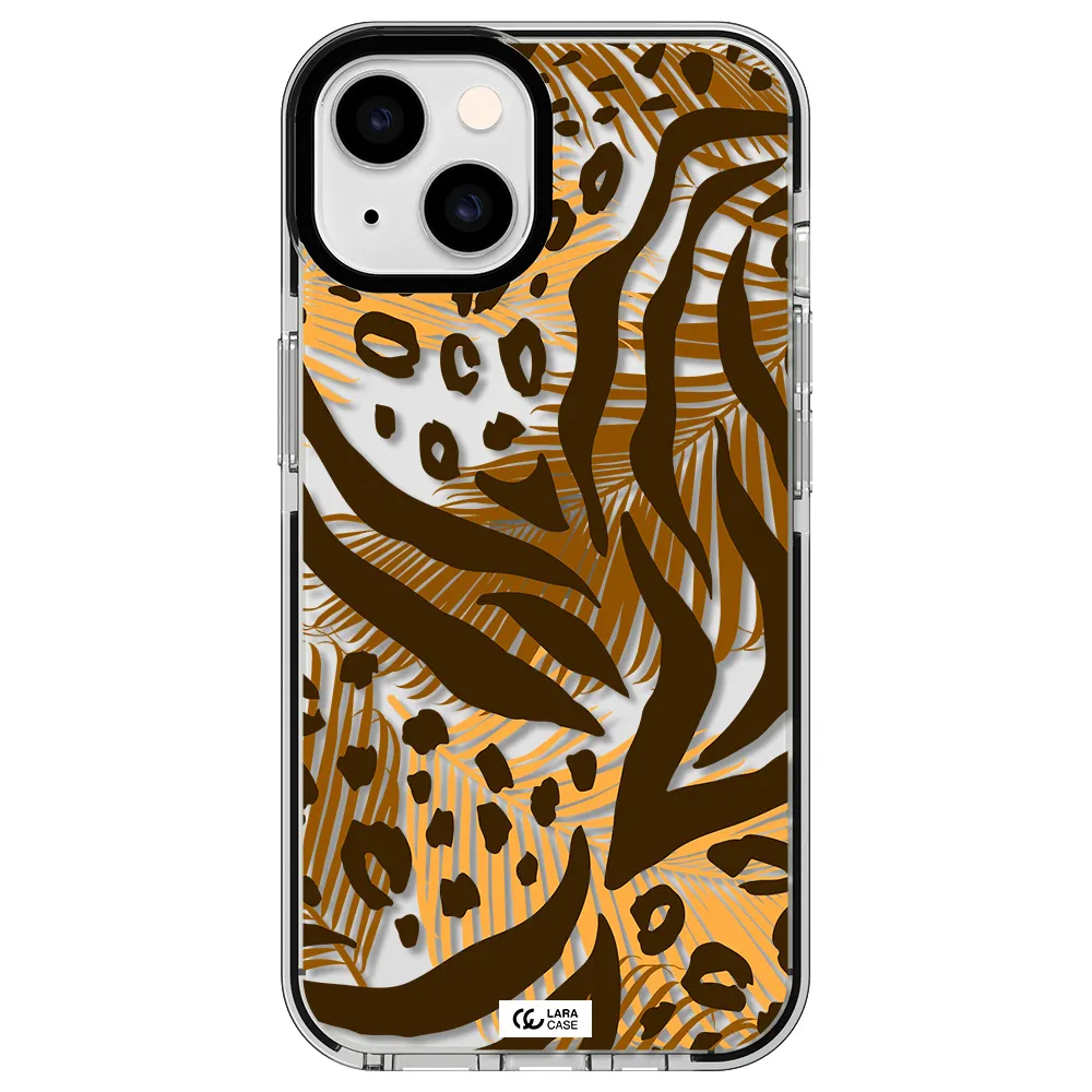 Be Wild Apple iPhone 14 impact black border Case