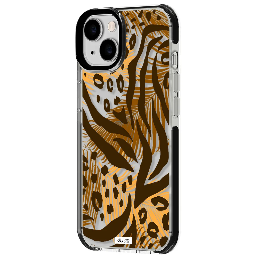 Be Wild Apple iPhone 14 impact black border Case