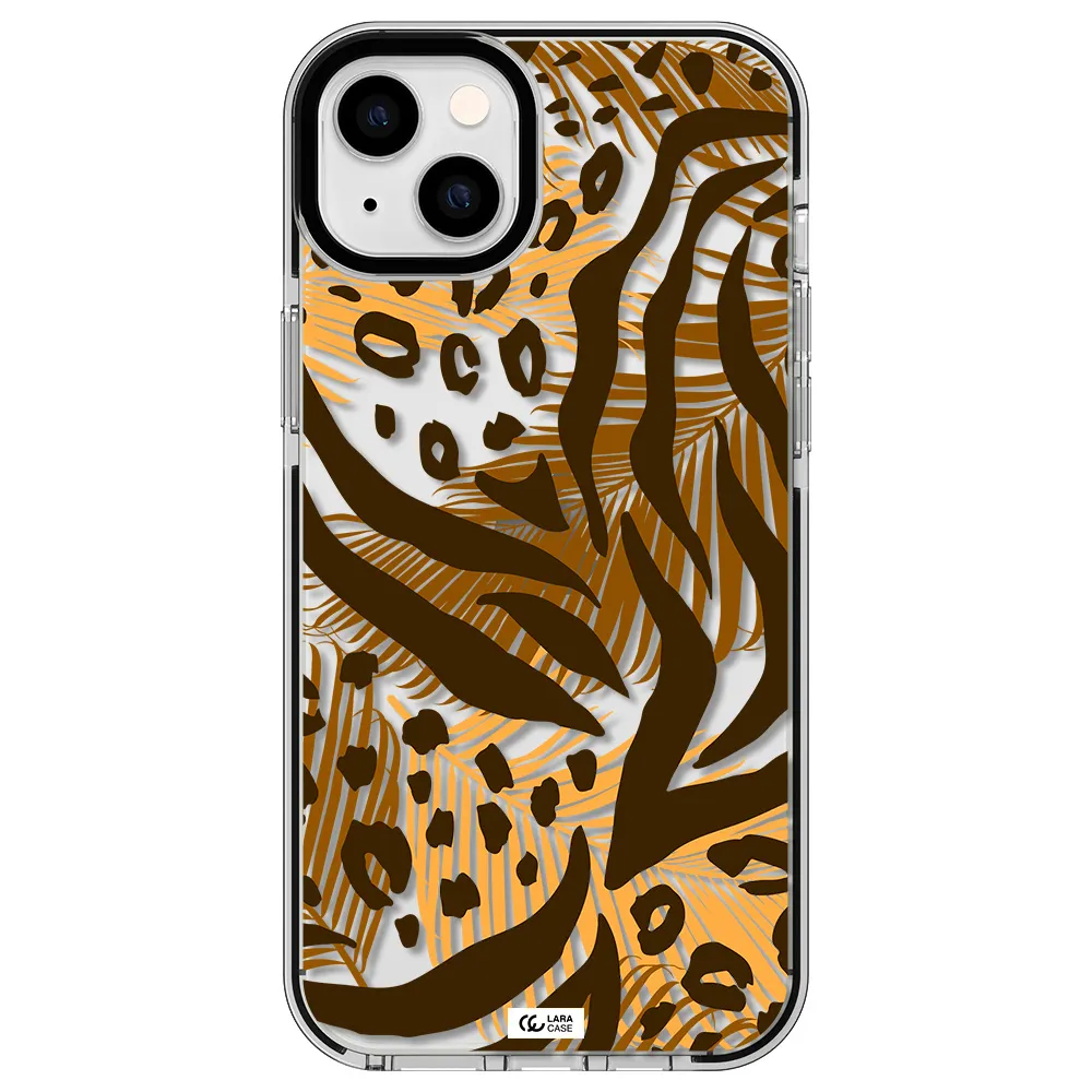 Be Wild Apple iPhone 14 plus impact black border Case