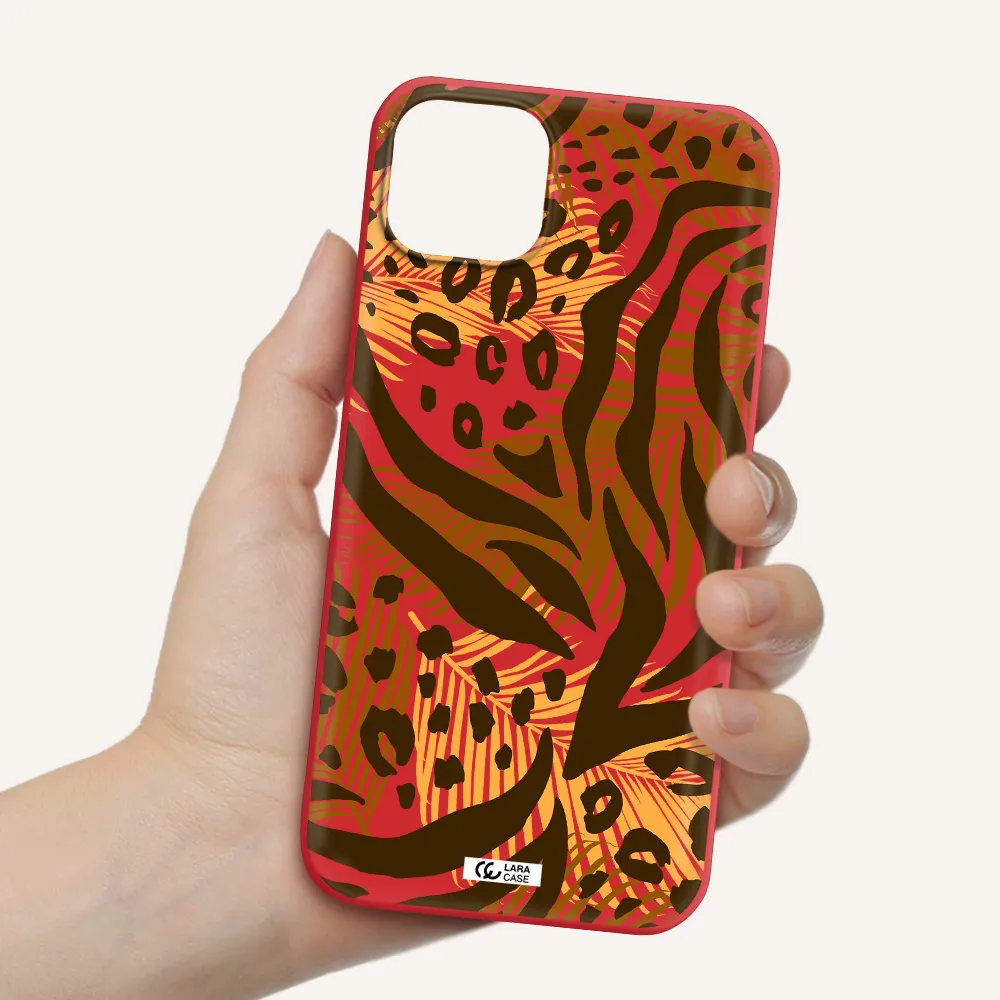 Be Wild Apple iPhone 14 plus Silicone Imperial Red Case