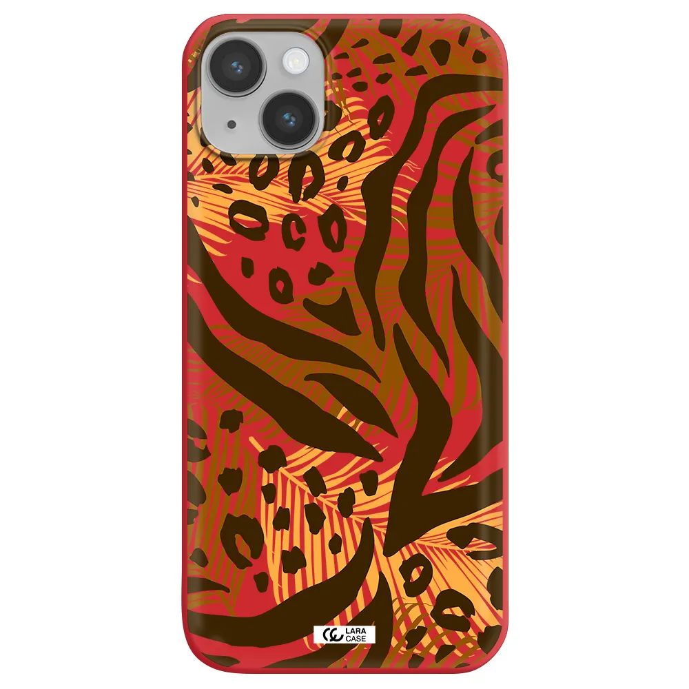 Be Wild Apple iPhone 14 Silicone Imperial Red Case