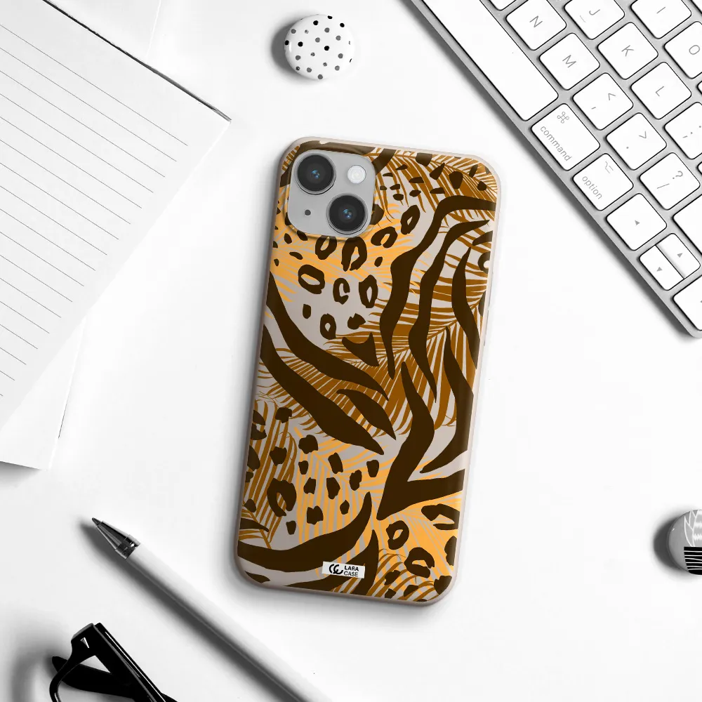 Be Wild Apple iPhone 14 Silicone Stone Case
