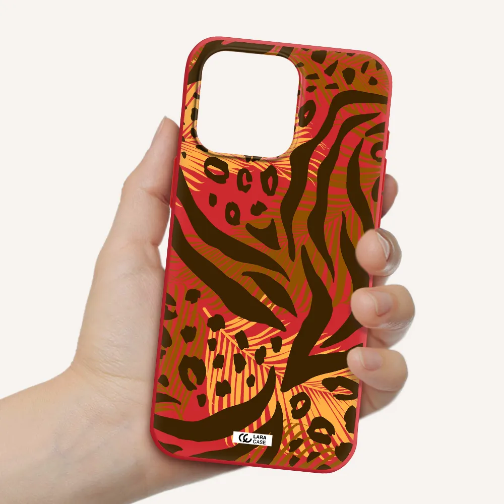 Be Wild Apple Iphone 15 Pro Max Silicone Imperial Red Case