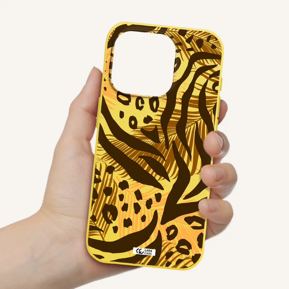 Be Wild Apple Iphone 15 Pro Silicone Canary Yellow Case