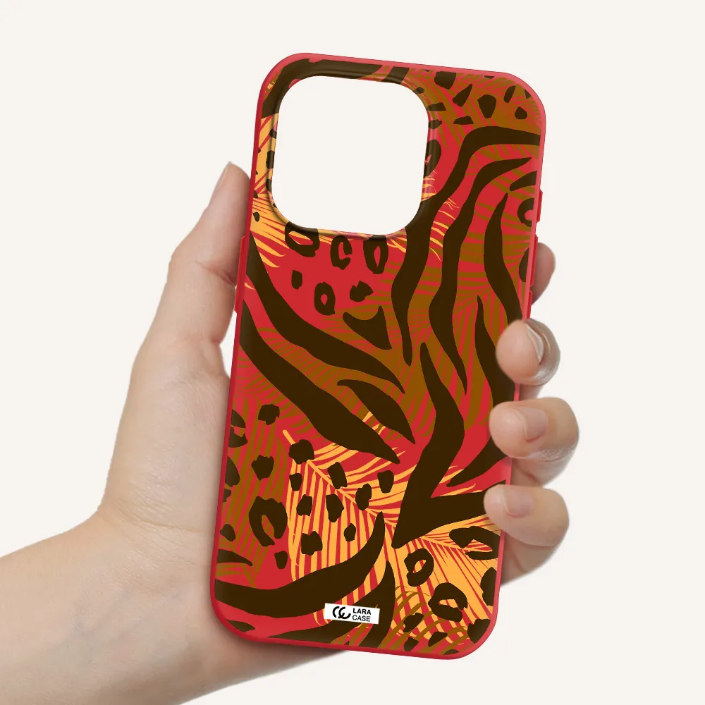 Be Wild Apple Iphone 15 Pro Silicone Imperial Red Case