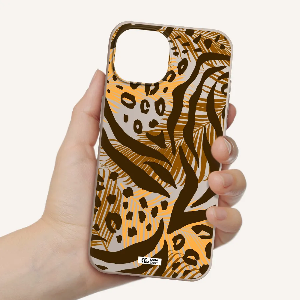 Be Wild Apple iPhone 15 Silicone Stone Case