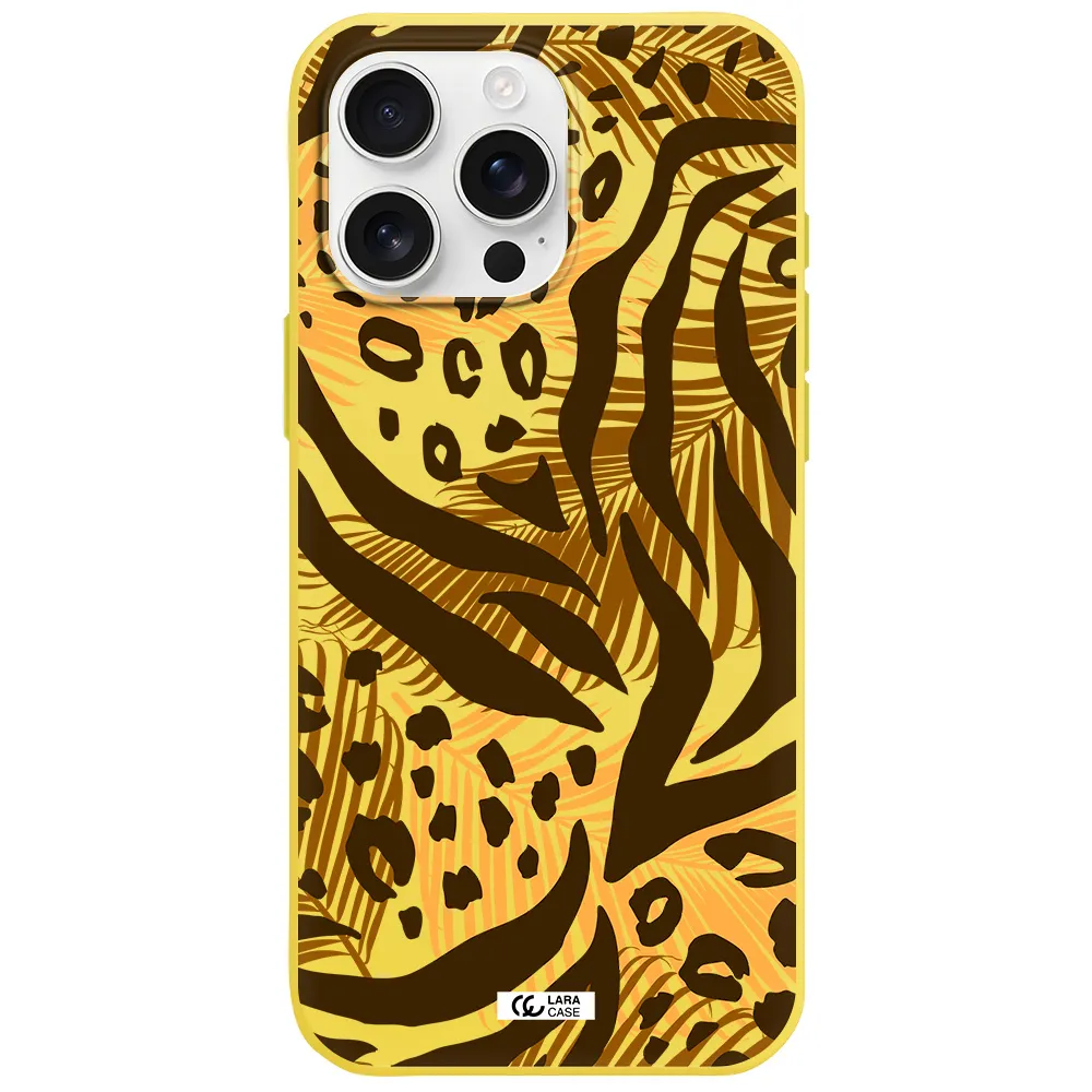 Be Wild Apple Iphone 16 Pro Max Silicone Canary Yellow Case