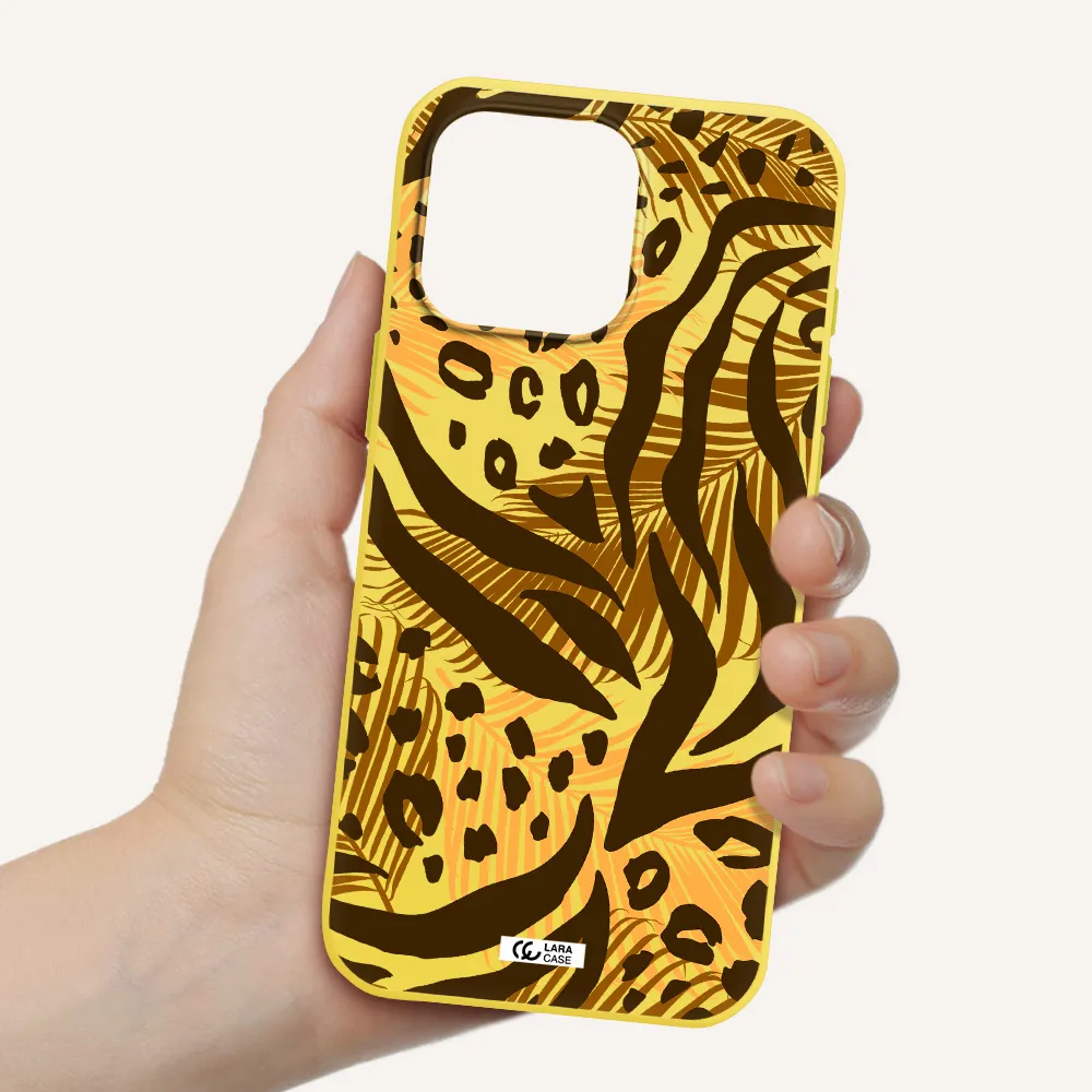 Be Wild Apple Iphone 16 Pro Max Silicone Canary Yellow Case