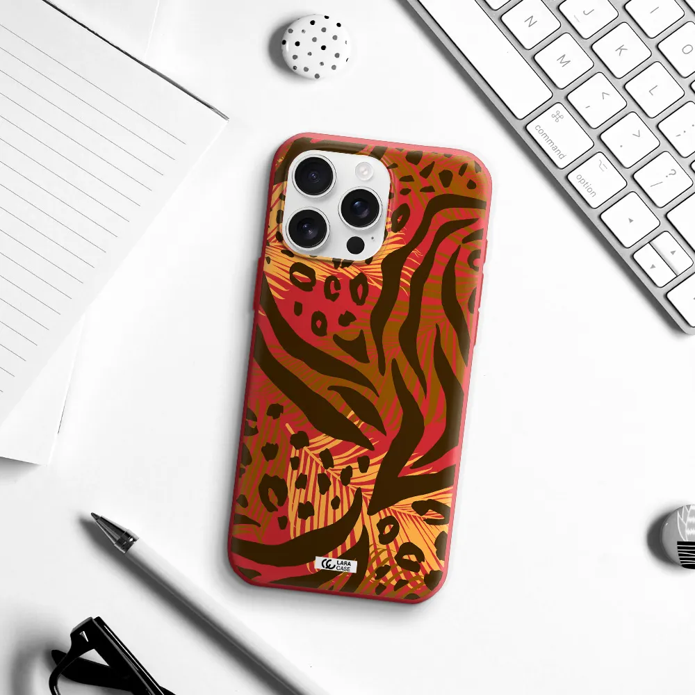 Be Wild Apple Iphone 16 Pro Max Silicone Imperial Red Case
