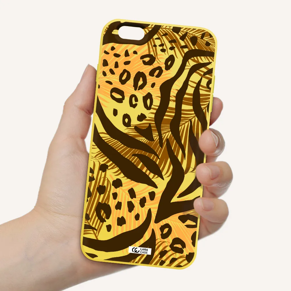 Be Wild Apple iPhone 6 plus Silicone canary yellow Case