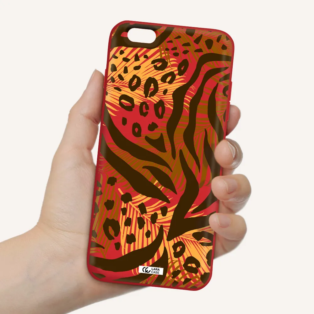 Be Wild Apple iPhone 6 plus Silicone Imperial Red Case