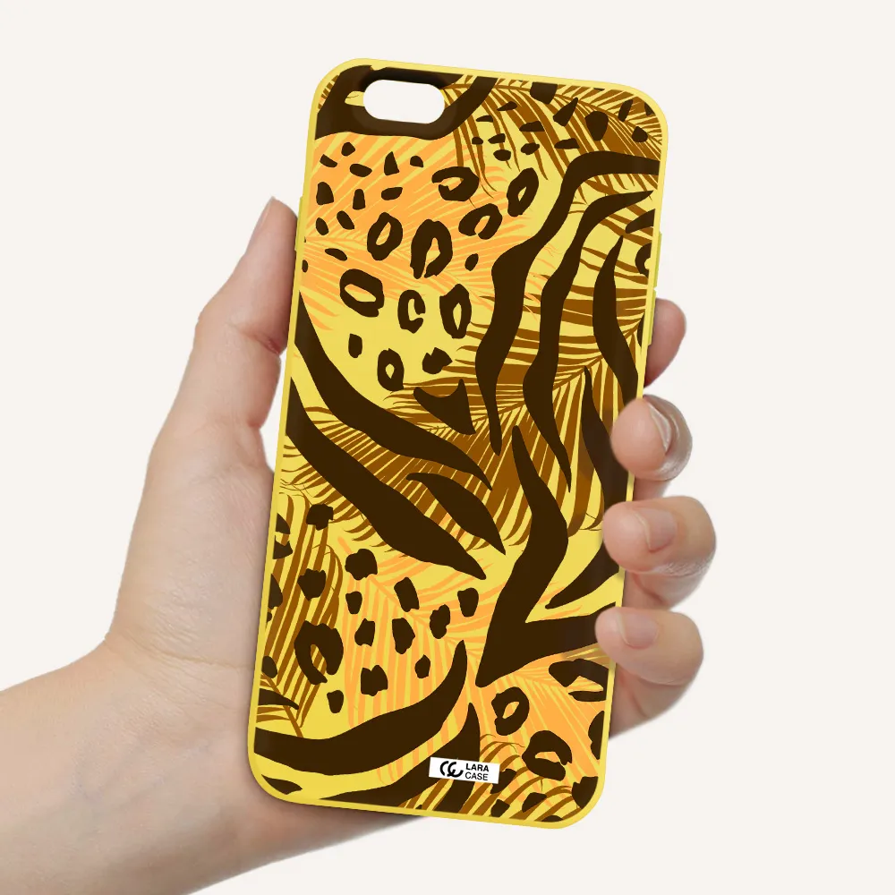 Be Wild Apple iPhone 6 s plus Silicone canary yellow Case