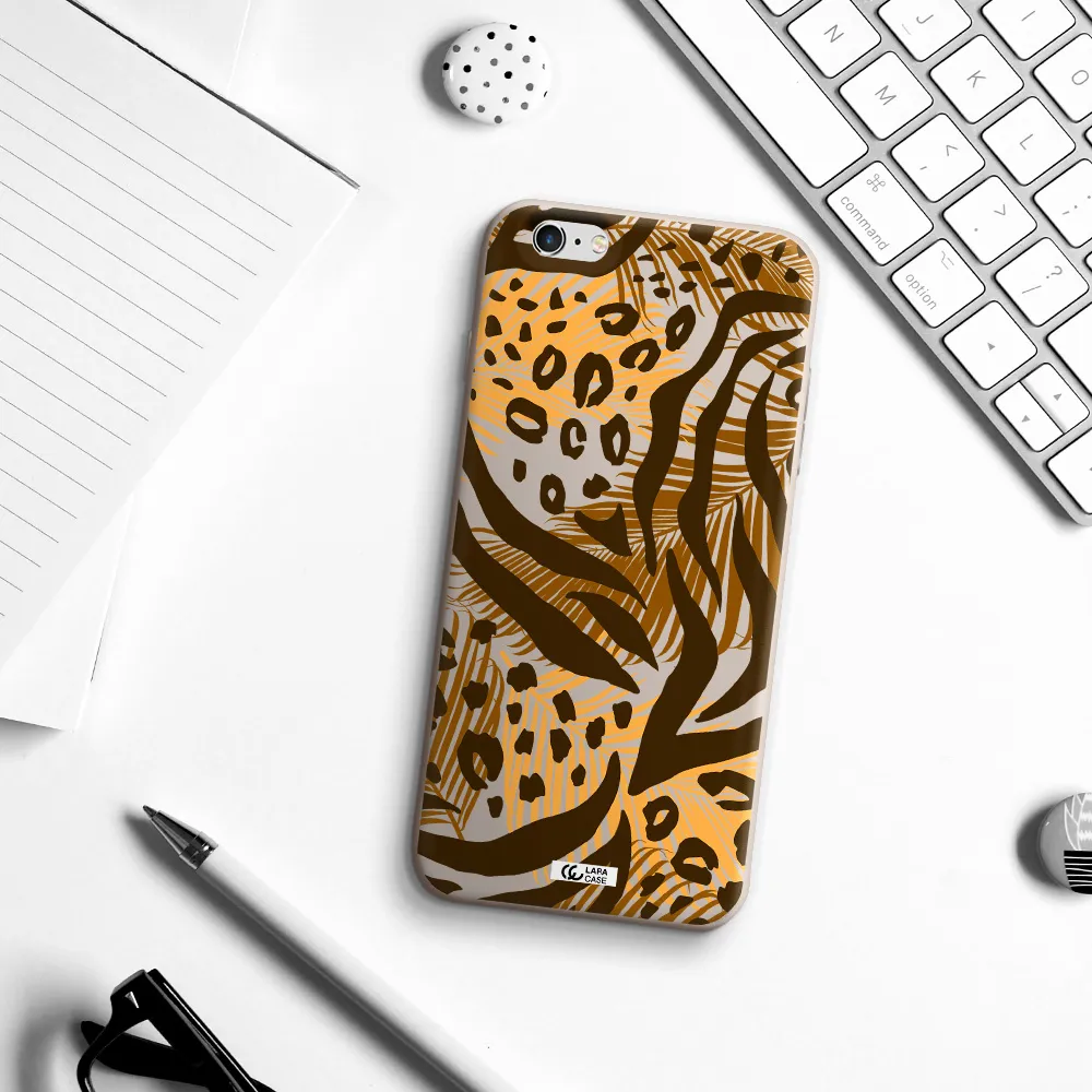 Be Wild Apple iPhone 6 s plus Silicone Stone Case