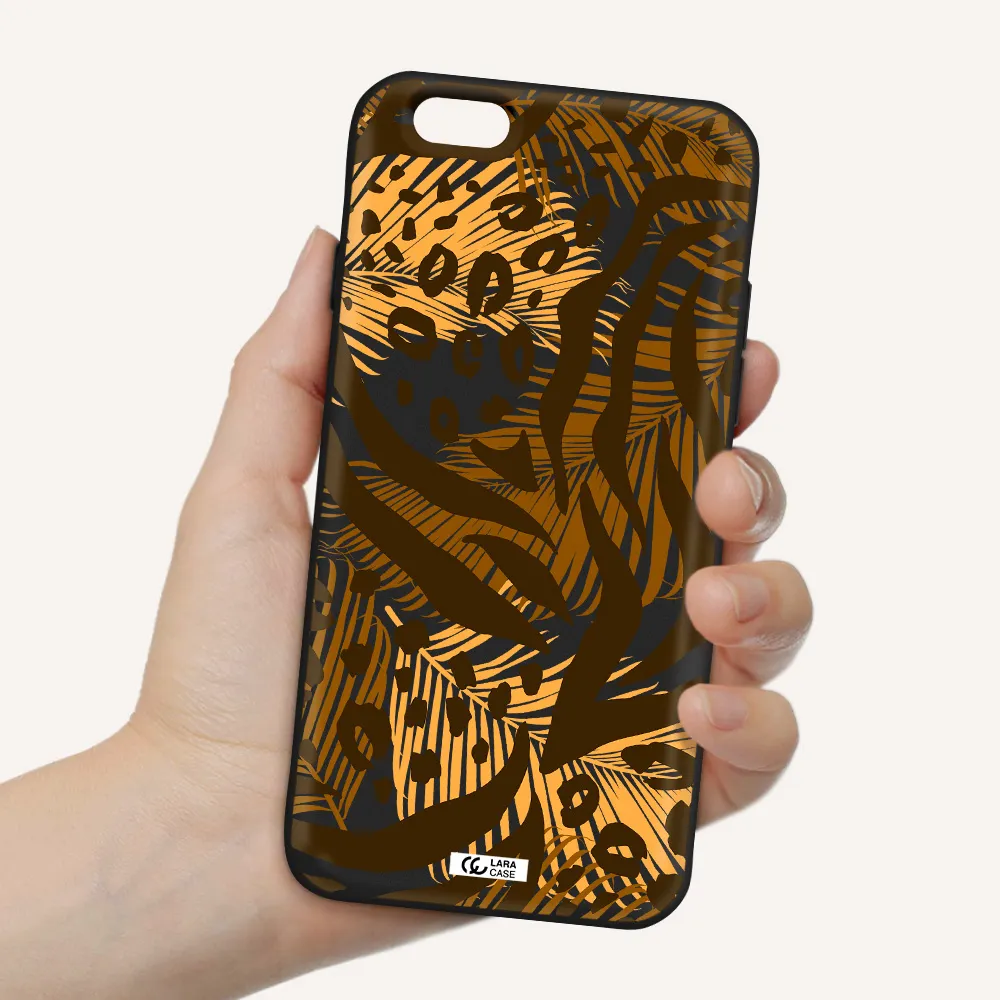 Be Wild Apple iPhone 6 Silicone black Case