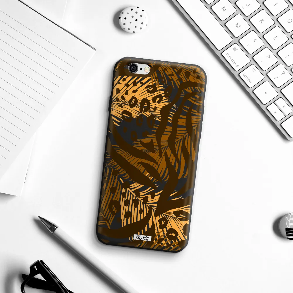 Be Wild Apple iPhone 6 Silicone black Case