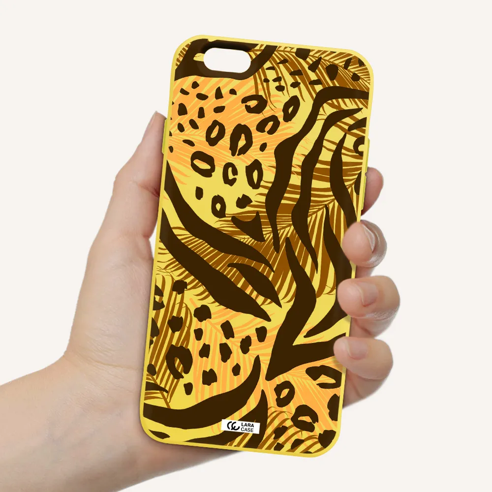 Be Wild Apple iPhone 6 Silicone canary yellow Case