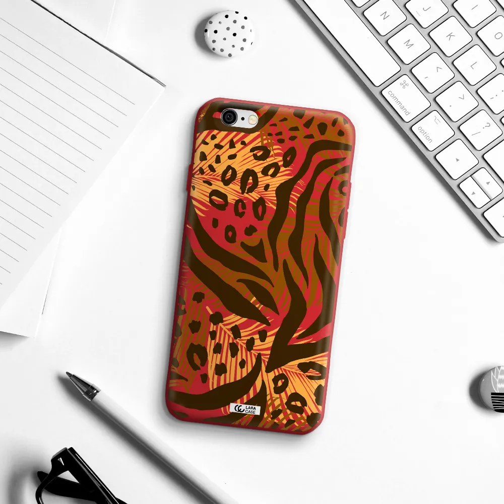 Be Wild Apple iPhone 6 Silicone Imperial Red Case