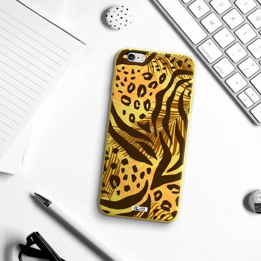 Be Wild Apple iPhone 6S Silicone canary yellow Case