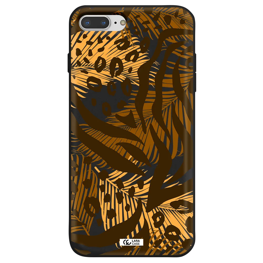 Be Wild Apple iPhone 7 plus Silicone black Case
