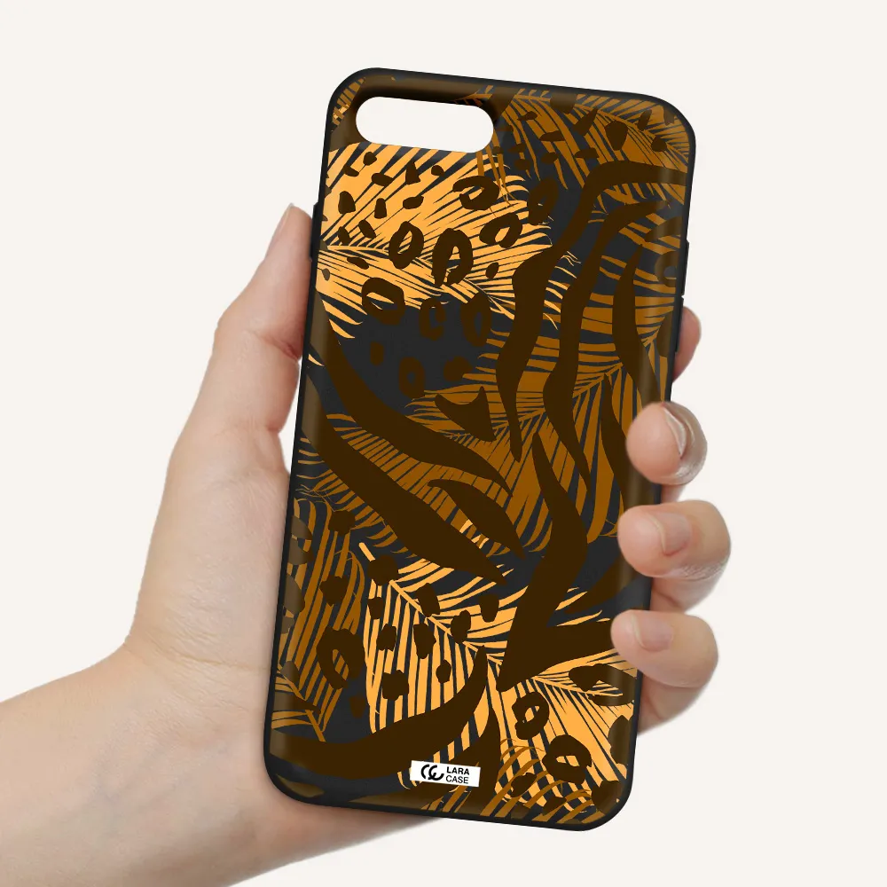 Be Wild Apple iPhone 7 plus Silicone black Case