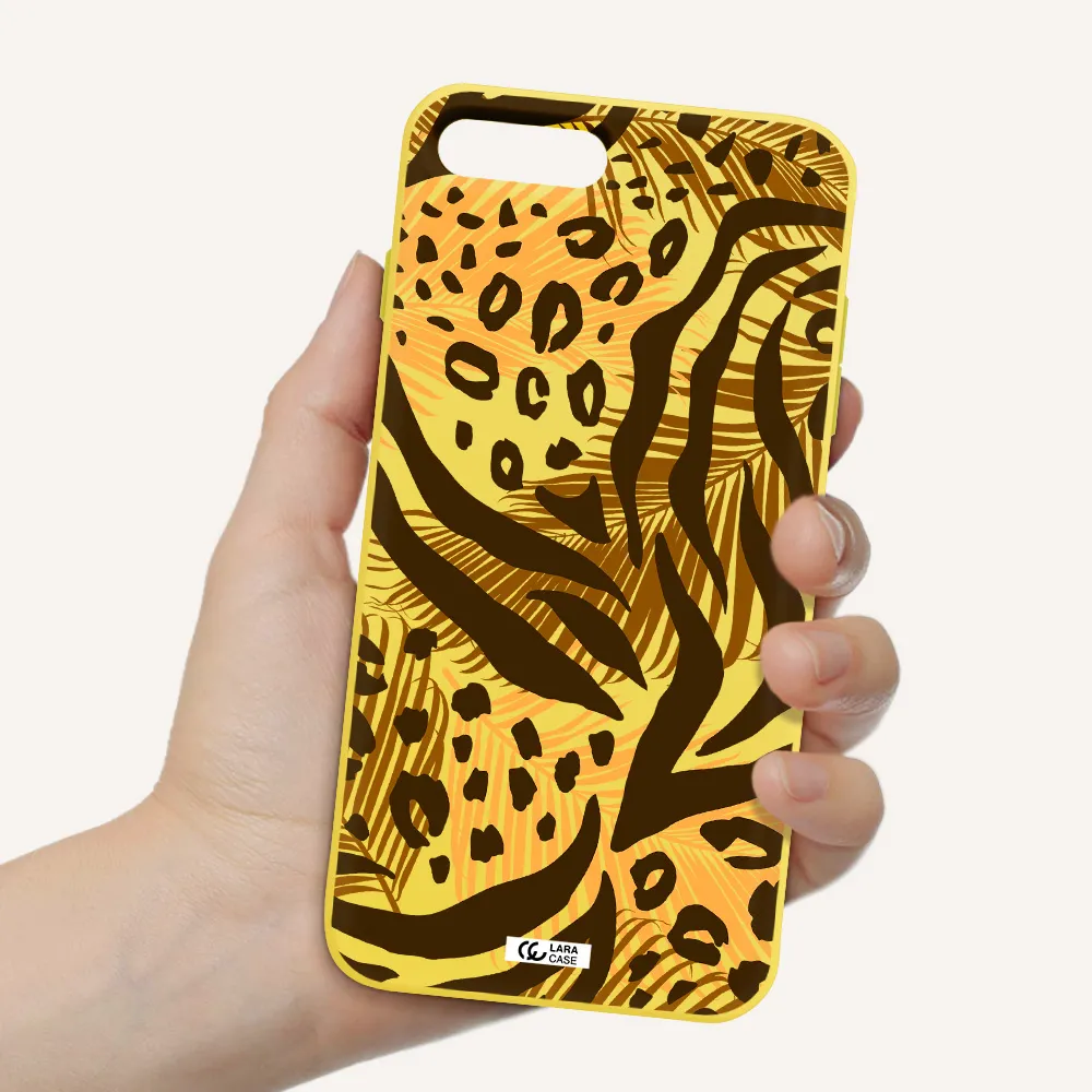 Be Wild Apple iPhone 7 plus Silicone canary yellow Case