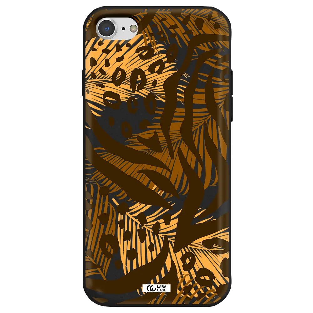 Be Wild Apple iPhone 7 Silicone black Case