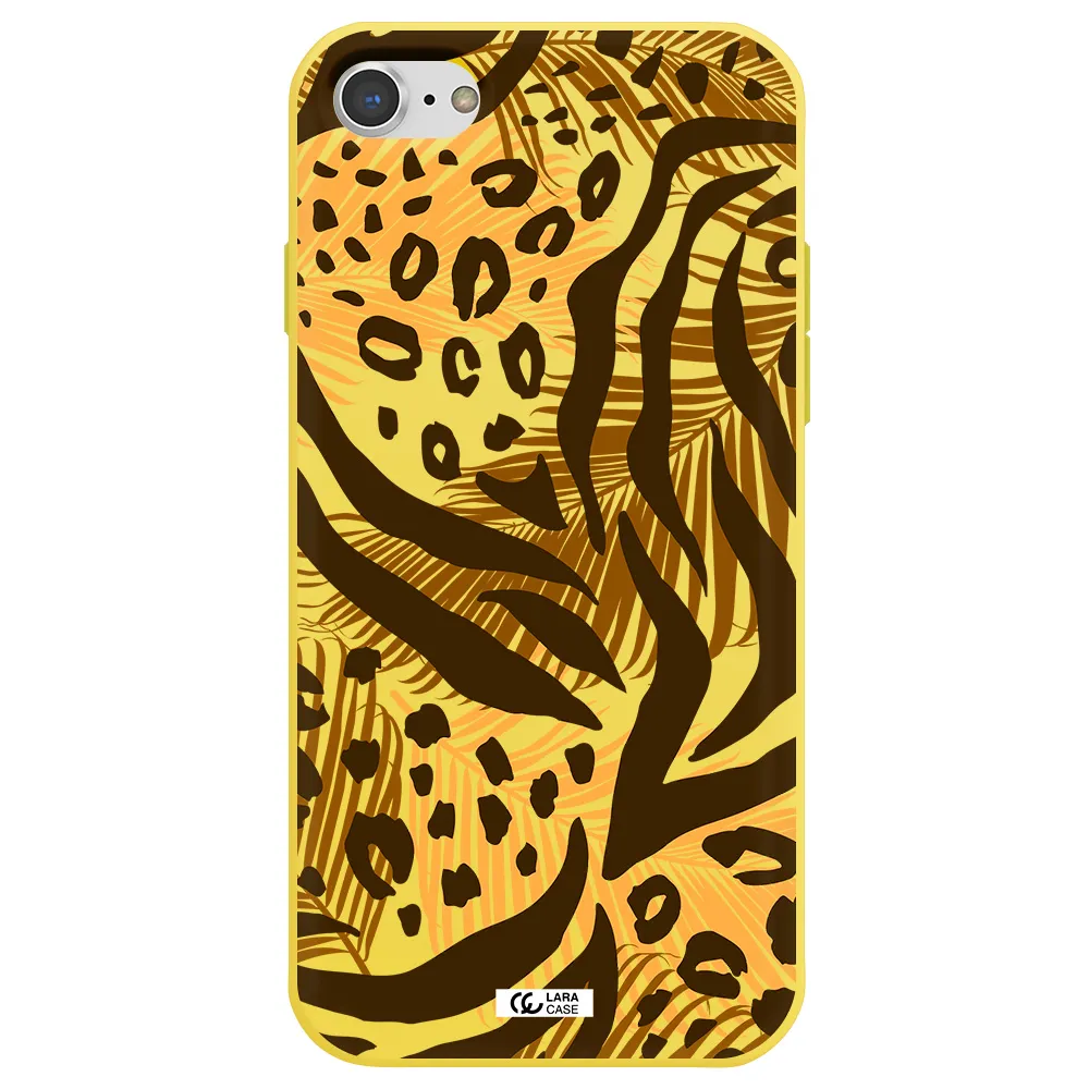 Be Wild Apple iPhone 7 Silicone canary yellow Case