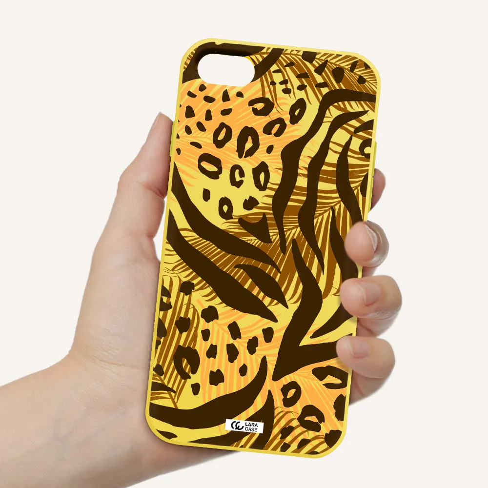 Be Wild Apple iPhone 7 Silicone canary yellow Case