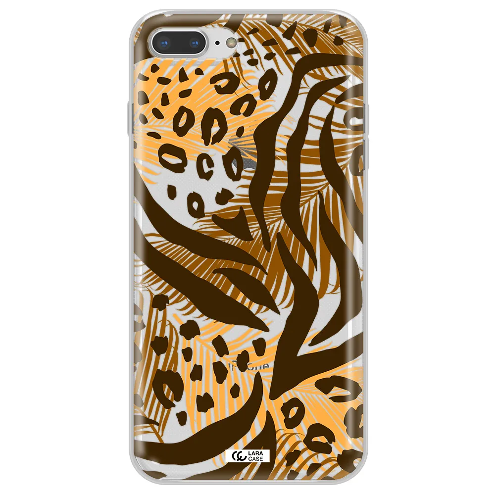 Be Wild Apple iPhone 8 plus Clear TPU Case