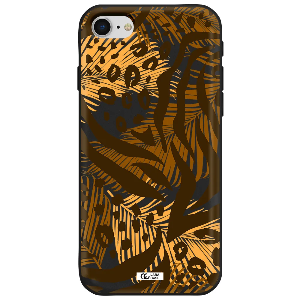 Be Wild Apple iPhone se 2020 Silicone black Case