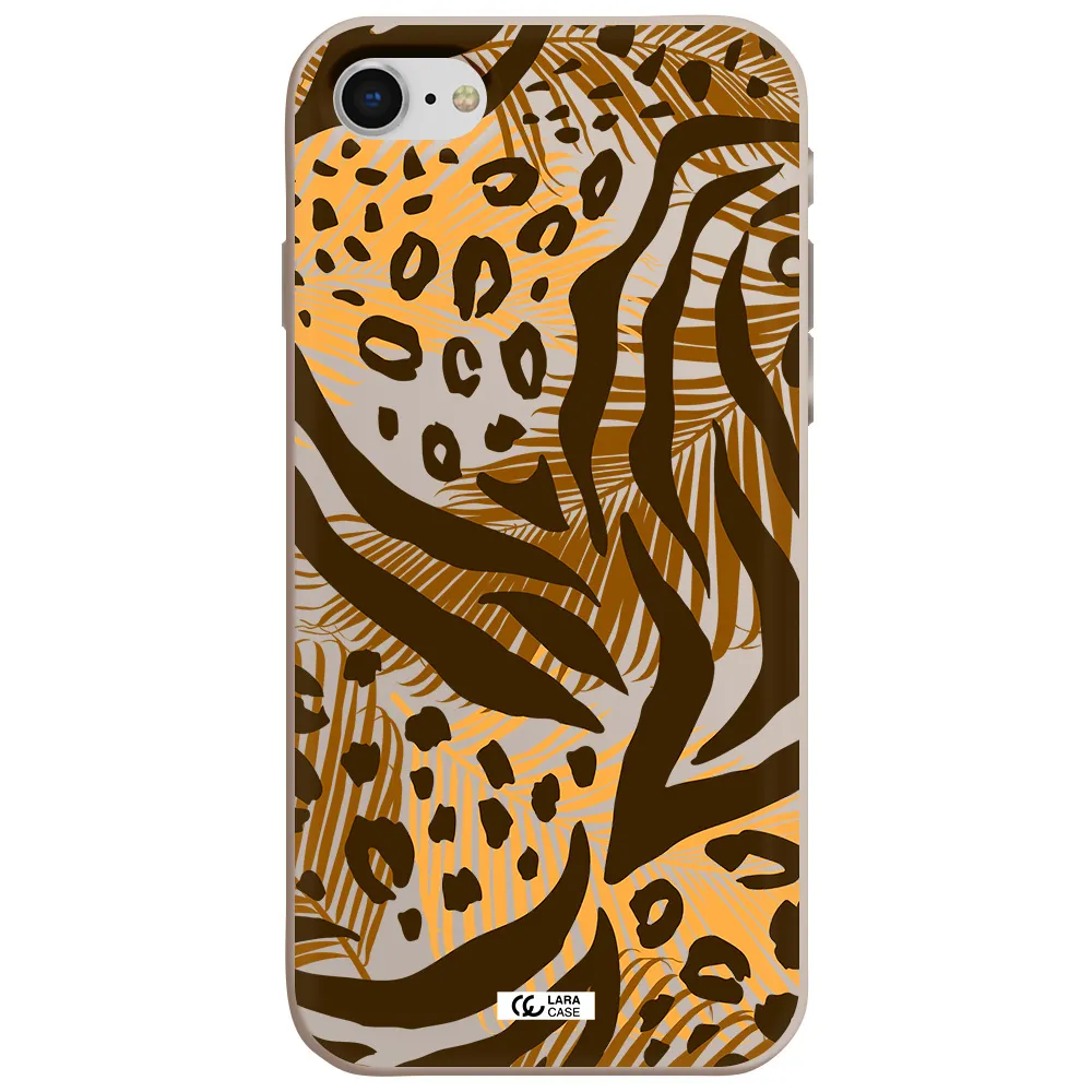 Be Wild Apple iPhone se 2020 Silicone Stone Case