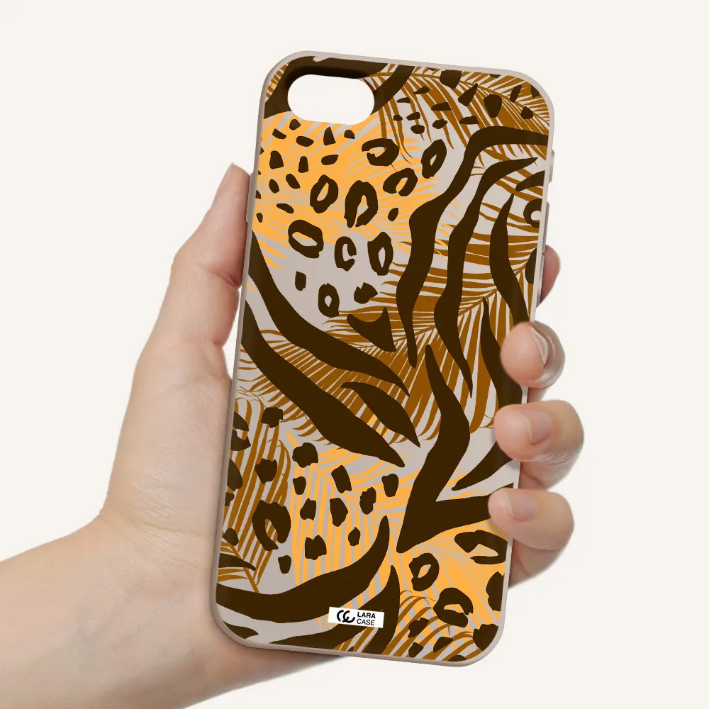 Be Wild Apple iPhone se 2020 Silicone Stone Case