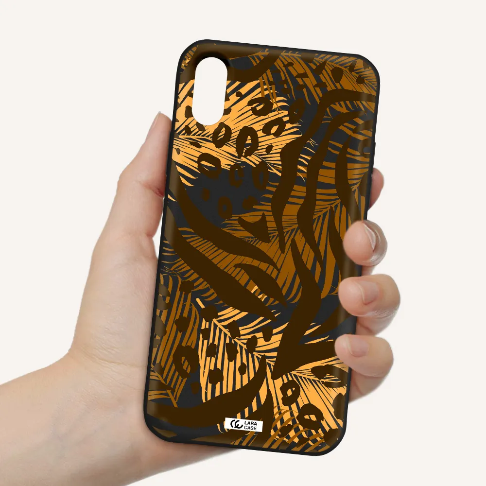 Be Wild Apple iPhone X Silicone black Case