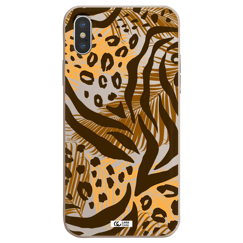 Be Wild Apple iPhone X Silicone Stone Case