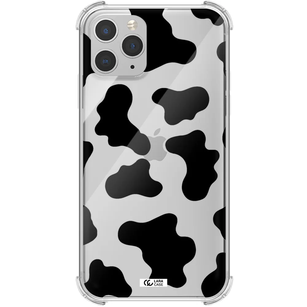 Cow Print Apple iPhone 11 pro max Clear PC Case