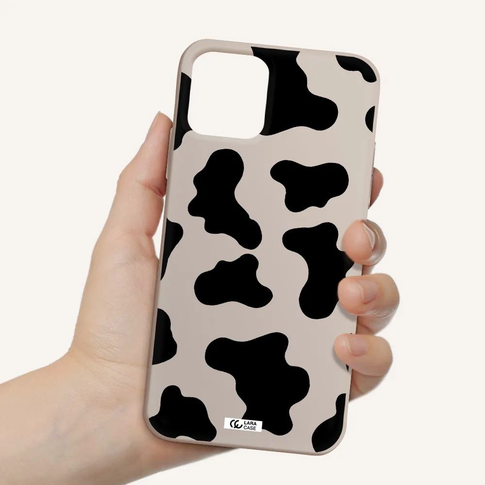 Cow Print Apple iPhone 11 pro max Silicone Stone Case