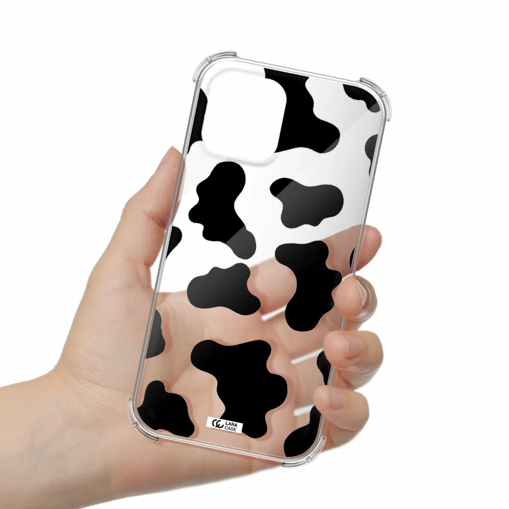 Cow Print Apple iPhone 12 pro max Clear PC Case