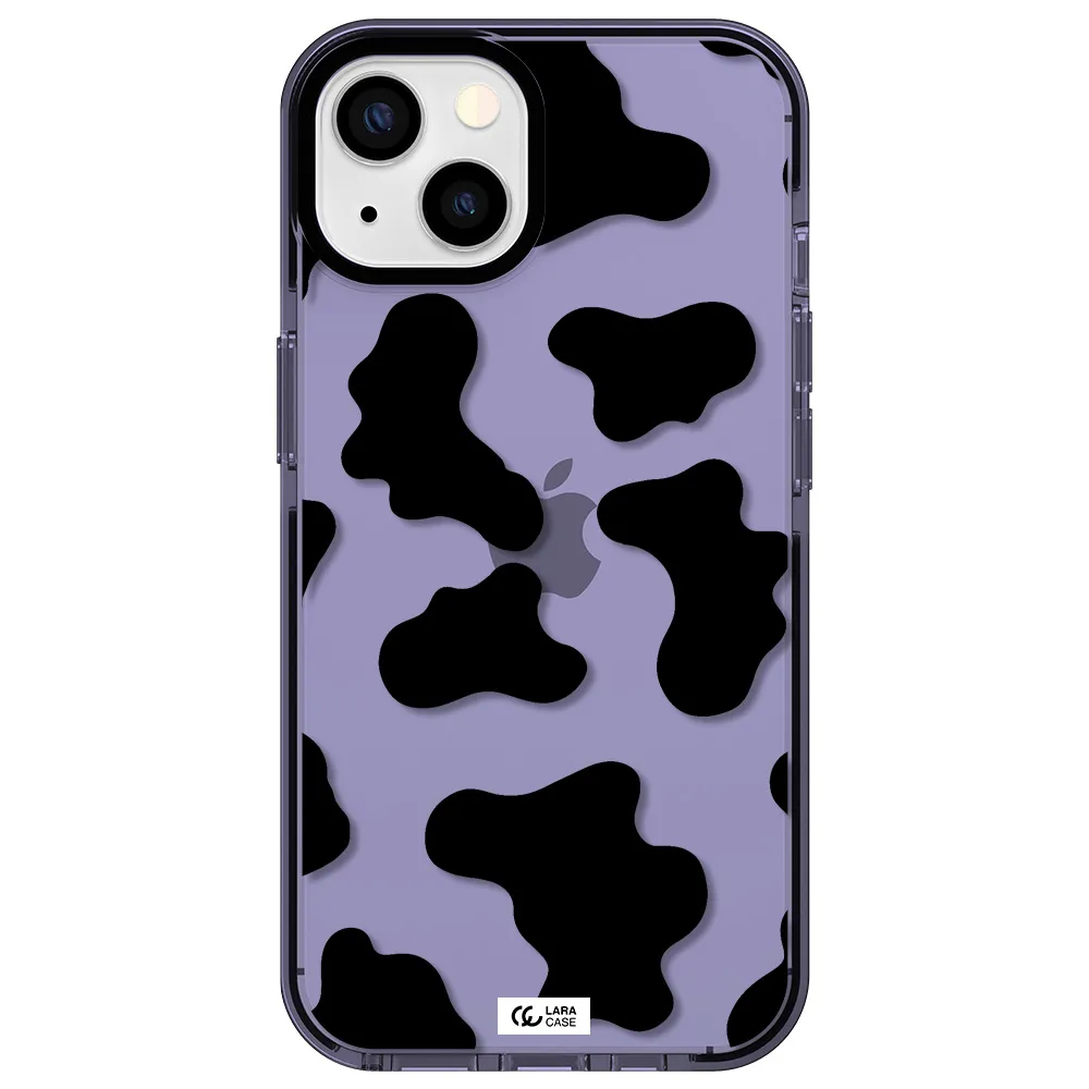 Cow Print Apple iPhone 13 impact Lilac Case