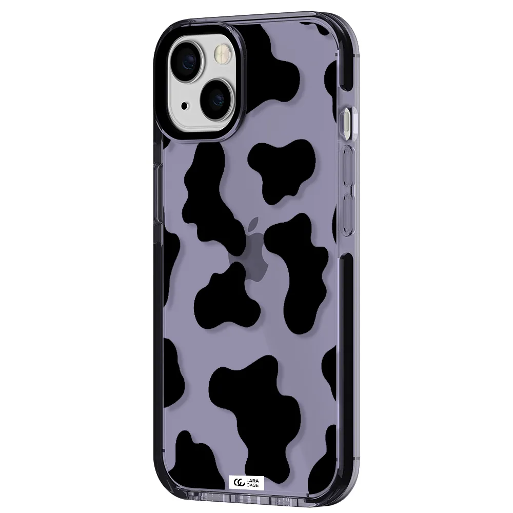 Cow Print Apple iPhone 13 impact Lilac Case