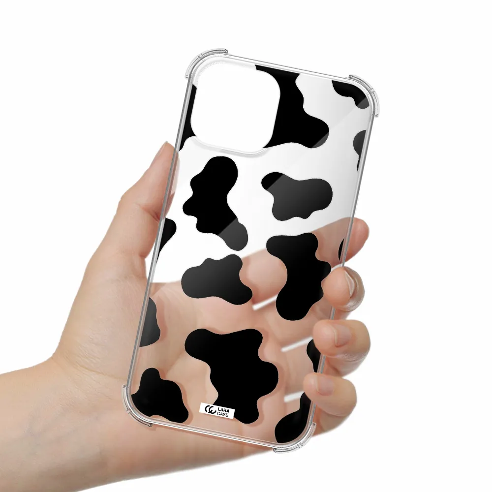 Cow Print Apple iPhone 13 mini Clear PC Case