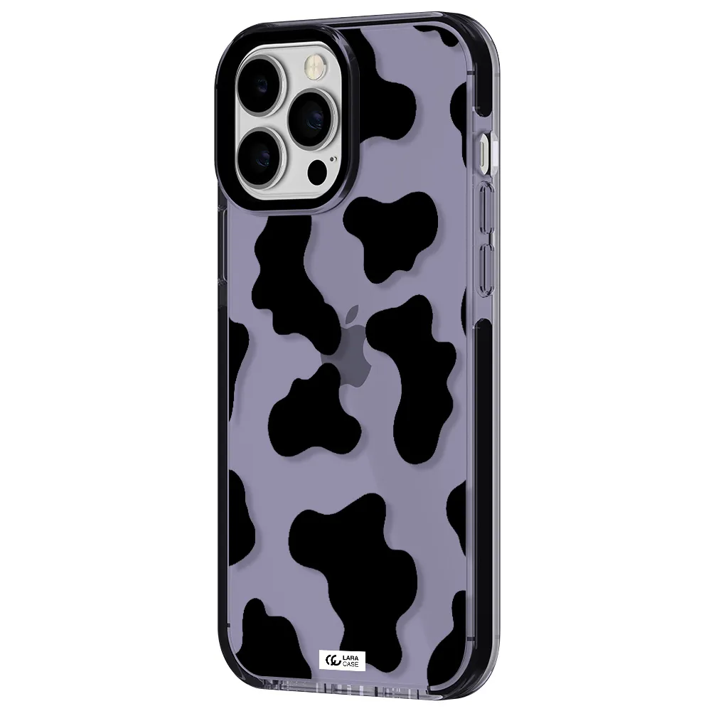 Cow Print Apple iPhone 13 Pro Max impact Lilac Case