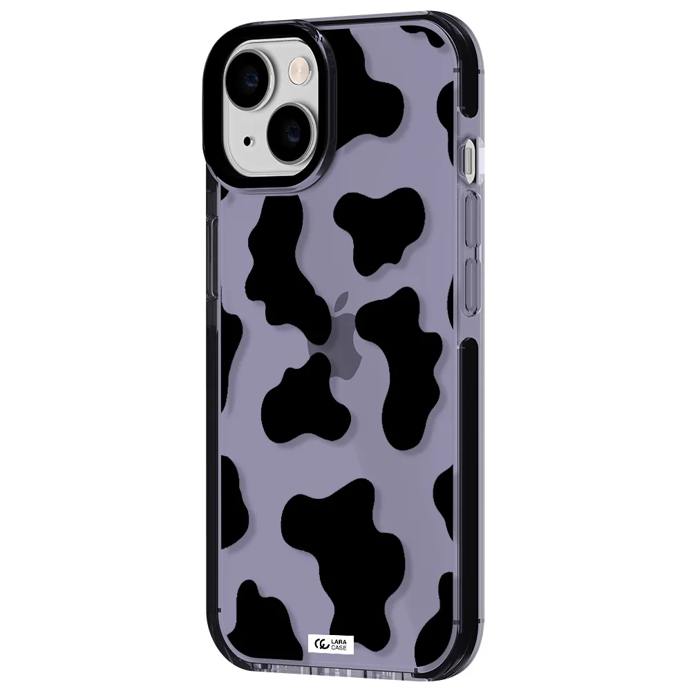 Cow Print Apple iPhone 14 impact Lilac Case