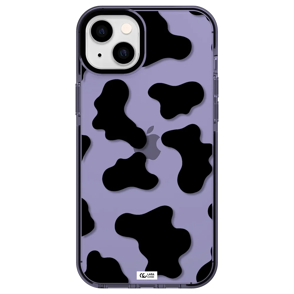 Cow Print Apple iPhone 14 plus impact Lilac Case