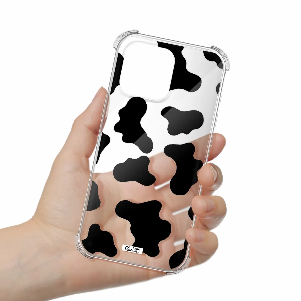 Cow Print Apple Iphone 16 Pro Max Clear Pc Case
