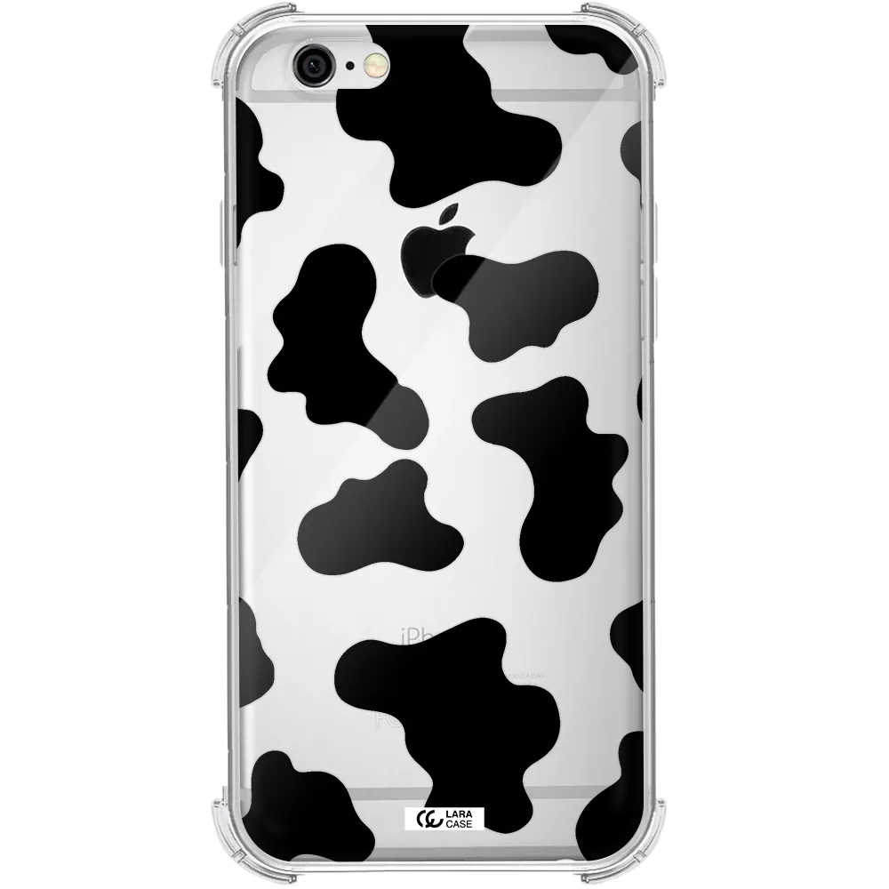 Cow Print Apple iPhone 6 Clear PC Case