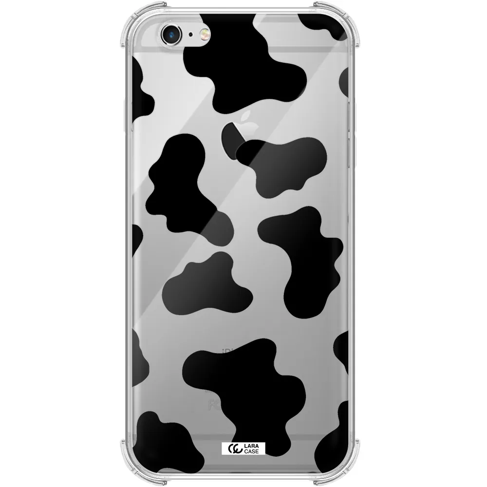 Cow Print Apple iPhone 6 s plus Clear PC Case